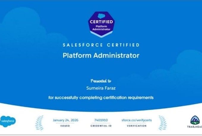 set up, customize, and automate your salesforce CRM as a certified admin
